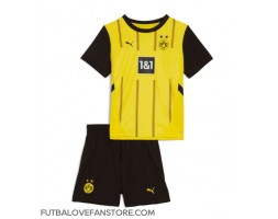 Borussia Dortmund Domáci Detský futbalový dres 2024-25 Krátky Rukáv (+ trenírky)
